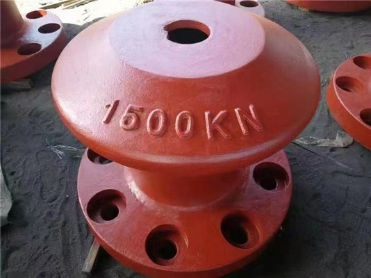 गुणवत्ता  Marine Dock Bollard Customized Cast Steel For Mooring Tee Head फैक्टरी