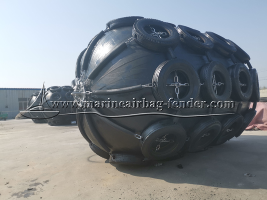 अधिकतम सुरक्षा Pneumatic Rubber Quay Fender Marine Airbag Floating Fender