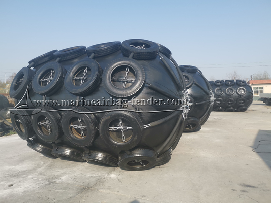 1.2m X 2m वायवीय रबर फेंडर योकोहामा प्रकार के inflatable जहाज