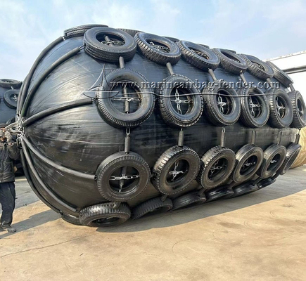 1.2m X 2m वायवीय रबर फेंडर योकोहामा प्रकार के inflatable जहाज