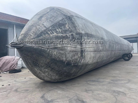 मोटाई अनुकूलित जहाज लॉन्चिंग रबर एयरबैग 0.3m - 2.0m व्यास
