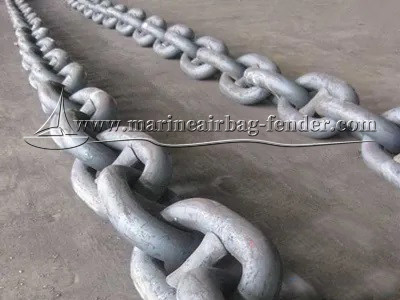 समुद्री रिगिंग उद्योग के लिए ऑफशोर मोरिंग स्टड लिंक एंकर चेन सीसीएस बीवी प्रमाणित