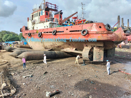 4-15 परतें कॉर्ड जहाज लॉन्चिंग एयरबैग 24 महीने के सीसीएस प्रमाण पत्र के साथ समुद्री एयरबैग